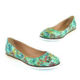 Pantofi Dama Din Piele Naturala, Roza 2