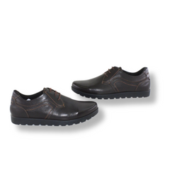 Pantofi Barbati Din Piele Naturala, Maro, Phil 4