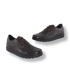 Pantofi Barbati Din Piele Naturala, Maro, Phil 4