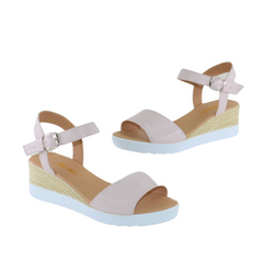 Sandale Dama din Piele Naturala,Rox,Roz 2