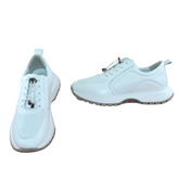 Pantofi Casual Dama Din Piele Naturala Alb Neby500