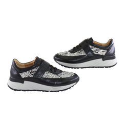 Pantofi Casual Dama Din Piele Naturala Nera