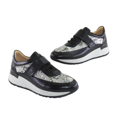 Pantofi Casual Dama Din Piele Naturala Nera