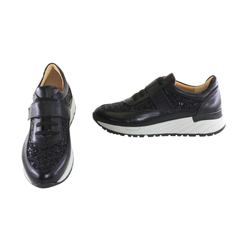 Pantofi Casual Dama Din Piele Naturala Nera 2