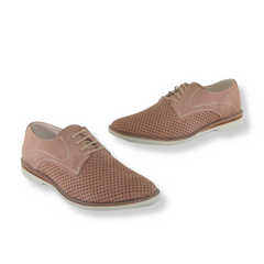 Pantofi Barbati Din Piele Naturala,Carl,Beige 2