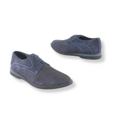 Pantofi Barbati Din Piele Naturala,Carl, Bluemarin