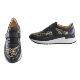 Pantofi Casual Dama Din Piele Naturala Nera 3