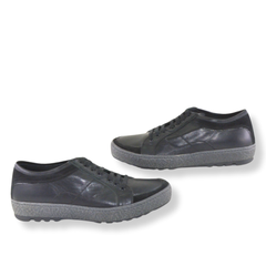 Pantofi Barbati Din Piele Naturala, Negri, Phil 7