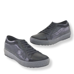 Pantofi Barbati Din Piele Naturala, Negri, Phil 7