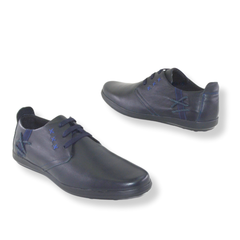 Pantofi Barbati Din Piele Naturala, Negri, Phil 8