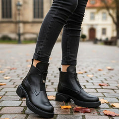 Ghete Dama din Piele Naturala Emi