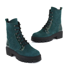 Ghete Dama Din Piele Naturala Sendi