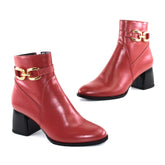 Ghete Dama Din Piele Naturala Emy