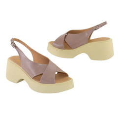 Sandale Dama Din Piele Naturala Andra 3