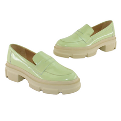 Pantofi Casual Dama Din Piele Naturala Verzi