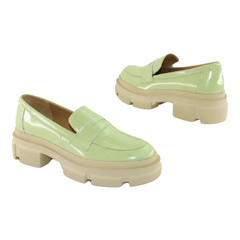 Pantofi Casual Dama Din Piele Naturala Verzi