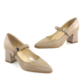 Pantofi Eleganti Dama Din Piele Naturala Anis 2