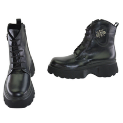 Ghete Dama din Piele Naturala Marinella