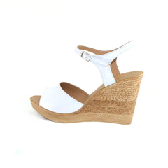 Sandale Dama Din Piele Naturala Eli Alb