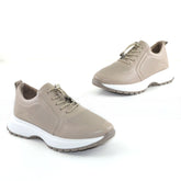 Pantofi Casual Dama Din Piele Naturala Bej Neby500