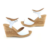 Sandale Dama Din Piele Naturala Eli Alb