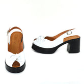 Sandale Dama Din Piele Naturala,313 Alb