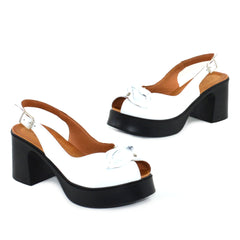 Sandale Dama Din Piele Naturala,313 Alb