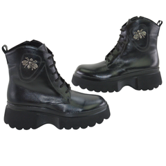 Ghete Dama din Piele Naturala Marinella