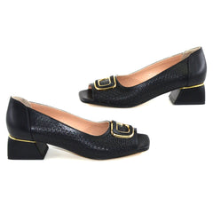 Sandale Dama Din Piele Naturala Gri Neby 2445-09