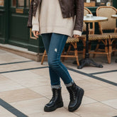 Ghete Dama din Piele Naturala Valeria