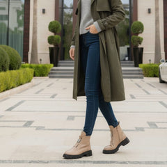 Ghete Dama din Piele Naturala Rosmunda