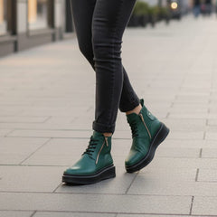 Ghete Dama din Piele Naturala Rosalva 3