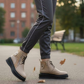 Ghete Dama din Piele Naturala Rosalva 2