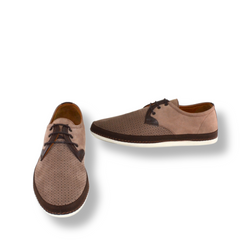 Pantofi Barbati Din Piele Naturala, Bej 2