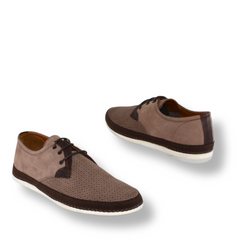 Pantofi Barbati Din Piele Naturala, Bej 2