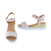 Sandale Dama din Piele Naturala,Rox,Roz 2