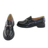 Pantofi Casual Dama din piele Naturala,Myra,negrii 2