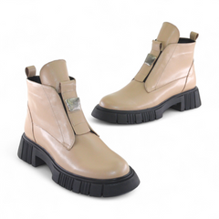 Ghete Dama din Piele Naturala Rosmunda