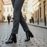 Ghete Dama din Piele Naturala Bellini 3