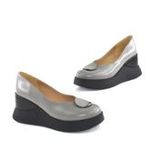 Pantofi Casual Dama Din Piele Naturala,Lori Gri