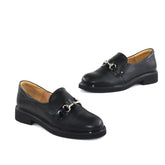 Pantofi Casual Dama din piele Naturala,Myra,negrii