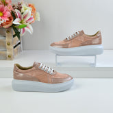 Pantofi Casual Dama din Piele Naturala,Erika,bej