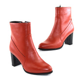 Ghete Dama Din Piele Naturala Maro 687