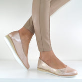 Pantofi Dama din Piele Naturala,Inna,bej