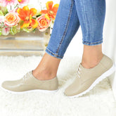 Pantofi Casual Dama din Piele Naturala,Inna,gri