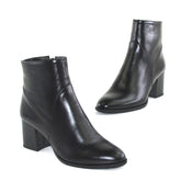 Ghete Dama Din Piele Naturala Negru 685