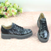 Pantofi Casual Dama din piele Naturala,Riana, negrii