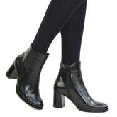 Ghete Dama din Piele Naturala,Tina