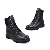 Ghete Dama din Piele Naturala,Caridad,negre