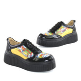 Pantofi Casual Dama din piele Naturala,Hanny,multicolori 2